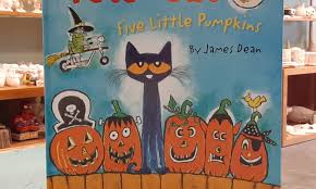 The pumpkin coloring sheets are quite simple and would be fun for a very young child to color. Story Time Pete The Cat And Five Little Pumpkins Your Creation Station