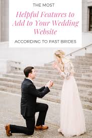 The Most Helpful Features To Add To Your Wedding Website According To Past Brides Wedding Website Best Wedding Favors Inexpensive Wedding Favors