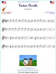Print instantly, or sync to our free pc, web and mobile apps. Yankee Doodle Violin Sheet Music
