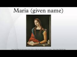 Maria (given name)