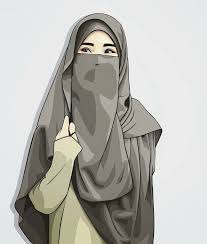 Gambar tersebut bisa anda unduh langsung, caranya silahkan klik pada ga. 65 Gambar Kartun Muslimah Bercadar Keren Berkacamata Hd