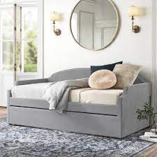 This also makes it less daybeds and twin mattresses are one in the same, both being 39 inches wide and 75 inches long. Kelly Clarkson Home Jordane Twin Daybed With Trundle Reviews Wayfair