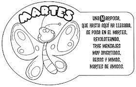En Un Rincon De Mi Aula De Infantil Coloreamos Los Dias De La Semana Educacion Ensenanza De Las Letras Practicas Del Lenguaje