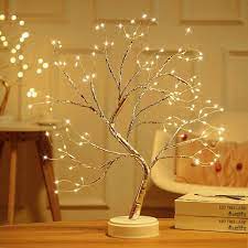 Free 2 Day Shipping Buy Amerteer 20 Tabletop Bonsai Tree Light With 108 Pearls Led Diy Artificial Light Tree L In 2021 Tree Lamp Fairy Lights In Trees Tree Lighting