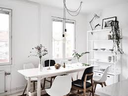 Dark Walls And A Bright Kitchen Coco Lapine Design Scandinavian Dining Room Home Bright Kitchens