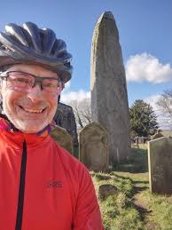 This enormous early bronze age monolith at Rudston in East Yorkshire  predates the old church built next to it by thousands of years… Sketched  with 0.05mm and 0.2mm pigment ink pens and