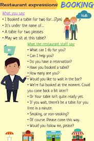 Spoken English Restaurant Expressions Giao Dục Ngon Ngữ Từ Vựng
