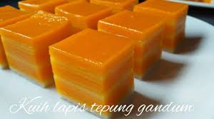 Setelah siap, sejukkan kuih lapis sebelum dipotong. Kuih Lapis Tepung Gandum Homemade Youtube