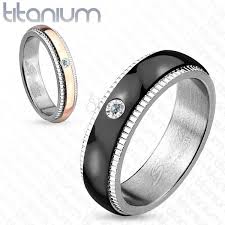 Titanium farbe produkte sind am beliebtesten in north america, western europe, und south america. Ring Aus Titan Silberne Farbe Schwarzer Streifen Mit Zirkon Kerben 6 Mm Schmuck Eshop De