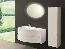 Mobiltesino Mobile Unico Curvo Da 106 Cm Laccato La Ceramica Group Arredamento Bagno Design Del Bagno Bagno