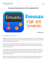 Check spelling or type a new query. What Is Emus4u By Emus4u App Issuu