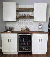 A contemporary dry bar based on english chests on stands. Diy Dry Bar Project Dining Room Bar Living Room Bar Bars For Home