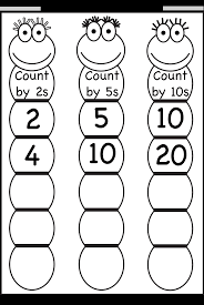 skip counting by 2 5 and 10 worksheet free printable