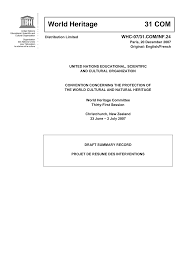 Vous devez indiquer le texte source pour obtenir des informations supplémentaires. Https Whc Unesco Org Document 9617