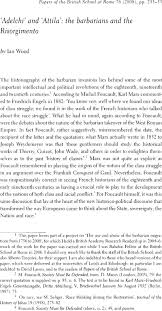 Il copione della ripresa non cambia. Adelchi And Attila The Barbarians And The Risorgimento Papers Of The British School At Rome Cambridge Core
