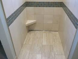 Marble Shower With Linear Drain And Shaving Foot Rest For The Ladies Tile Installed By Bp S Tile Bathroom Addition Shower Shelves Shower Remodel