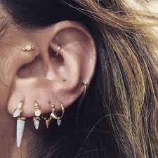 534 Likes 7 Comments Maria Tash Maria Tash On Instagram An Epic Of Opals Styled With Mariatash Earrings By Our Ear Piercings Piercing Cute Piercings
