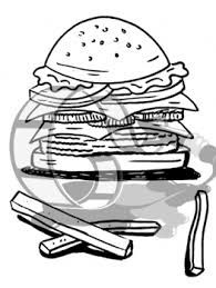 Jamie russo1 is a supporting character in the amazing world of gumball. Burger And Fries Coloring Page By Art At Heart Classroom Tpt