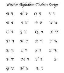Pin By Heather Metzler On Wicca Witches Alphabet Alphabet Code Alphabet
