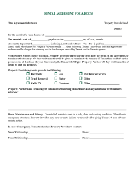 The land lease agreement isn't that complicated, being a contract between the landowner and the lessee. 39 Simple Room Rental Agreement Templates Templatearchive