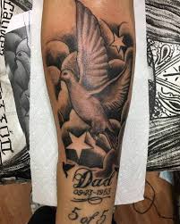 Otherwise, there are plenty of rose tattoos for men to explore and the local tattooists can help in ensuring the image comes out perfectly as. Dove Rip Tattoos On Arm With Clouds