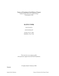 Https Www Smith Edu Libraries Libs Ssc Vof Transcripts Cook Pdf