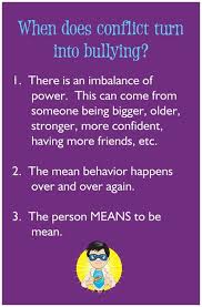 Let S Clarify Conflict Vs Bullying School Bullying Bullying Lessons Bullying