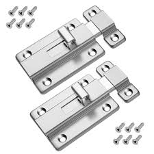 When choosing a method for preventing bolts from loosening in an friction locking methods are based on preventing surfaces from sliding against each other by increasing the. Natuce Door Bolts 2 Pieces Stainless Steel Latch Sliding Door Lock Surface Mounted Slide Bolt For All Types Of Internal Doors Buy Online In Dominica At Dominica Desertcart Com Productid 105002567