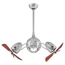 Acqua Ceiling Fan Ii In Chrome Chrome Ceiling Fan Ceiling Fan Lighting Ceiling Fans