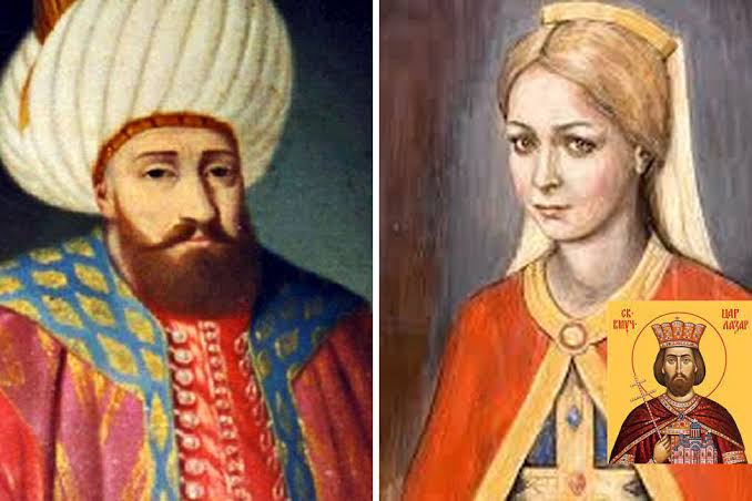 OLIVERA LAZAREVIĆ I BAJAZIT Sudbina princeze Olivere Lazarević je antička tragedija koja se dubinom ističe čak i u velikoj tami srpske katastrofe posle Kosovskog boja. Najmlađa kći kneza Lazara i kneg
