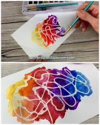 500 Art Projects Ideas Art Projects Art Lessons Elementary Art Combine scribble drawings with watercolors for a relaxing art activity that has beautiful results.