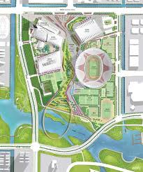 Gallery Of Suzhou Industrial Park Sports Center Nbbj 9 Parking Design Urban Design Plan Industrial Park