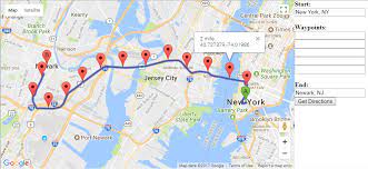 That might help you find areas near any particular mile marker you're looking for. Add Markers Along A Route Stack Overflow