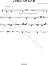 Mexican Folk Song Mexican Hat Dance Sheet Music Leadsheet In F Major Transposable Download Print Sku Mn0075927