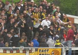 Dynamo dresden droht erheblicher ärger nach den ausschreitungen beim spiel in karlsruhe. Vergriffen Sich Stuttgarter An Dynamo Dresden Banner Faszination Fankurve