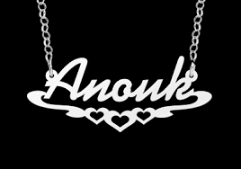The english variant spelling of hannah. Silver Name Necklace Model Anouk