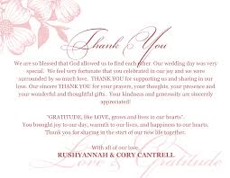 Or set up an excel spreadsheet on your computer to record the details. Wedding Thank You Card Sayings Thank You Card Sayings Thank You Card Wording Thank You Card Examples