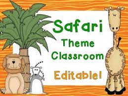 Amazon's choice for jungle theme classroom decorations. Safari Themed Calendar Set Worksheets Teaching Resources Tpt