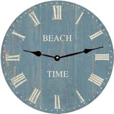 Tick great timepieces off the list with fantastic themed clocks from zazzle. Beach Time Clock