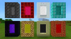 I made a video walkthrough of how to get obsidian, build a nether portal, and then entering the nether (hell basically) in the game minecraft on ps4. 8 Portals In Minecraft Youtube