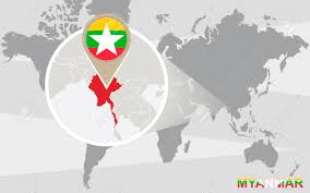 5 out of 5 stars (7,973) sale price $58.00 $ 58.00 $ 116.00 original price $116.00 (50% off) favorite add to. Weltkarte Mit Vergrosserten Myanmar Myanmar Flagge Und Karte Lizenzfrei Nutzbare Vektorgrafiken Clip Arts Illustrationen Image 50243605