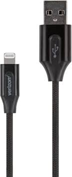 Verizon Lightning To Usb A 6 Ft Braided Charging Cable Verizon