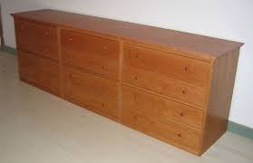 Modular Solid Hardwood Lateral File Cabinets Handmade Furniture Filing Cabinet Wood File Cabinet