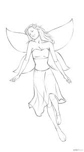 What better thing to learn how to do, than a simple fairy. Simple Fairy Drawing Easy Novocom Top