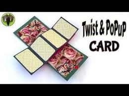 Visit youtu.be/iu568yc7gza to make a lovebug to go with it. Tittle Twist Popup Card Materials Used 9 By 20 Cms 9 By 24 Cms 11 By 28 Cms Craft Pape Card Tutorial Greeting Cards Diy Paper Crafts Cards