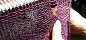 It doesn't matter if you're a complete newbie or you've been knitting for years and are looking for inspiration. How To Machine Knit A Phony Seam Knitting Crochet Wonderhowto