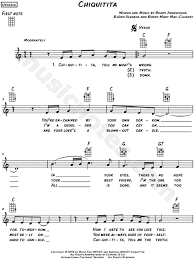 Abba Chiquitita Sheet Music Leadsheet In C Major Transposable Download Print Sku Mn0116309 Chiquitita, you and i know how the heartaches come and they go and the scars they're leaving you'll be dancing once again and the. gbp