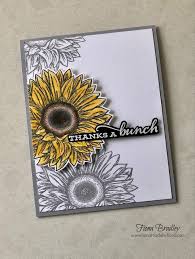 Pin By Ms Art On Card Ideas Sunflower Cards Card Sketches Floral Cards