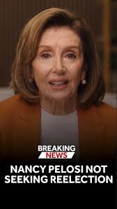 Nancy Pelosi, the first woman elected Speaker of the House, said she will  not seek another term in the House of Representatives., The longtime  California Democrat made the announcement in a video ...