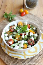 Salade De Lentilles Vertes Concombre Tomates Et Feta Salade De Lentilles Recette Salade Lentilles Recettes De Cuisine